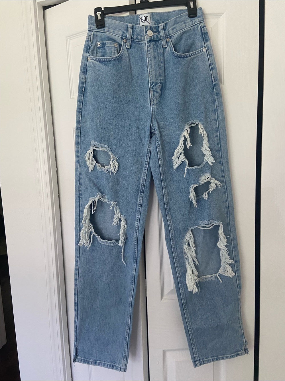 BDG Light Blue Distressed Boyfriend Jeans